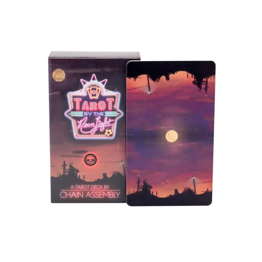 

Таро By the Neon Light 12*7см: Минималистский современный берег на Райтере Уэйт Смит, Оракул, Метафизический, Вегас, Американская