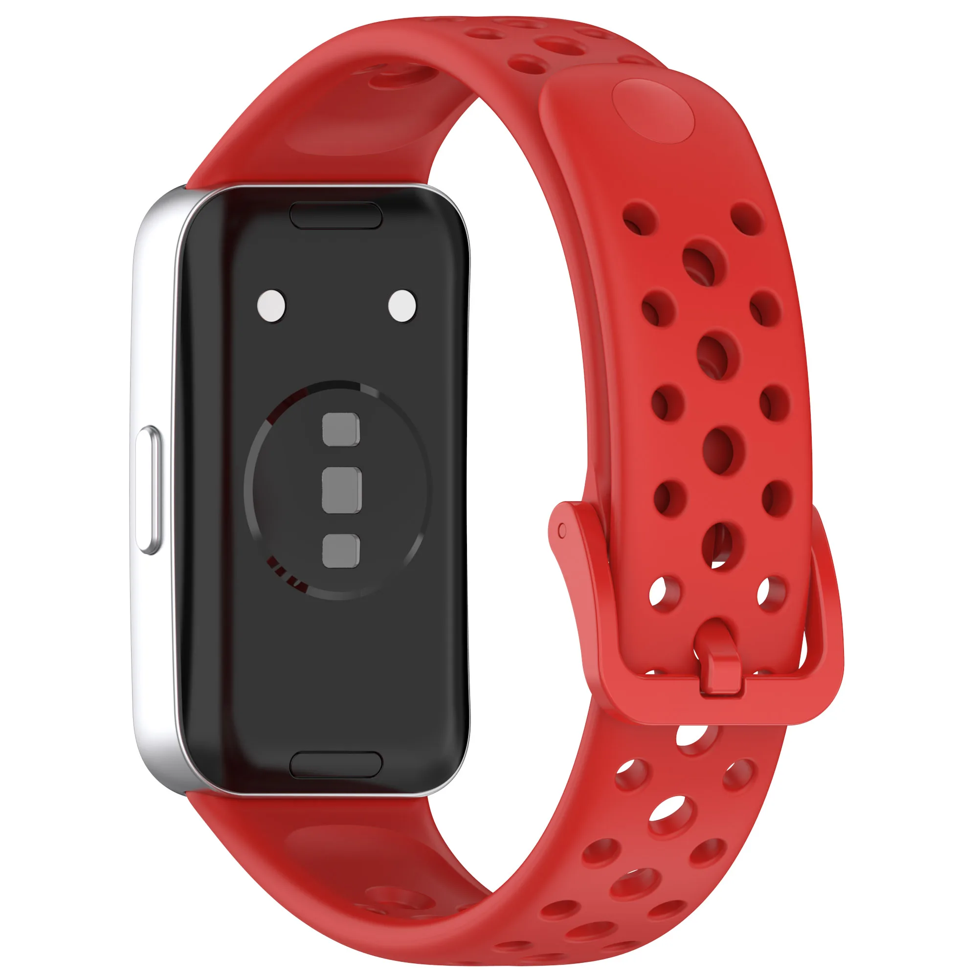 Correa para Huawei Band 9 /9NFC, pulsera de silicona suave, pulsera deportiva, hebilla oculta, correa de reloj para Huawei Band 8 /8NFC