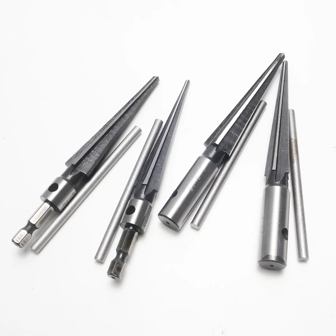 Reamer Tool Tapered Hex Reamer, Tapered Reamer, T Handle Taper Reamer, Bridge Pin Hole Handheld T Shape Hand Reamer