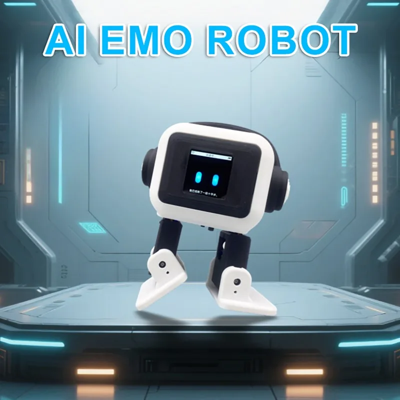 AI Communication Intelligent Robot Robot ESP32-S3 Smart Interactive Chatting and Dancing Desktop Emotion Robot For Kids Gift