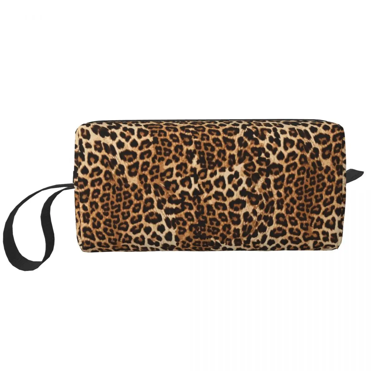 Custom Cheetah Leopard Skin Print Toiletry Bag for Women Animal Makeup Cosmetic Organizer Lady Beauty Storage Dopp Kit Box