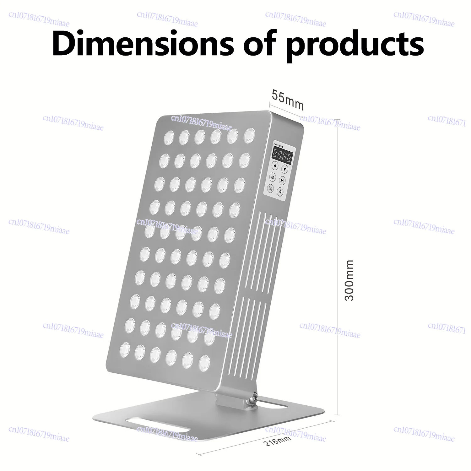 All Aluminum Shell Ultra-thin, High Irradiance Low Radiation A60 Red Light Physiotherapy Lamp, Infrared Light FDA CE