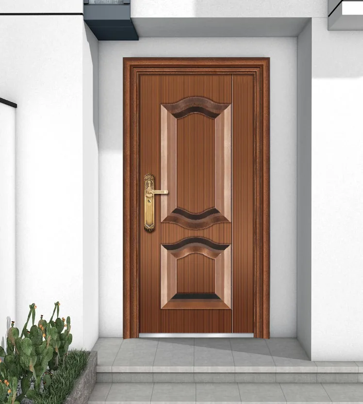 Chinese factory entrance doors for house hotel  security metal stainless steel Door