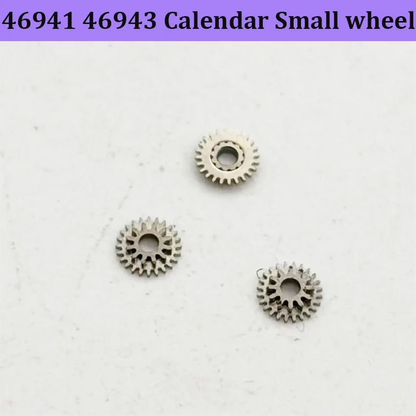 Double-Layer Wheel Calendar Small Wheel Watch Accessories Compatible with 46941 46943 Movement Parts