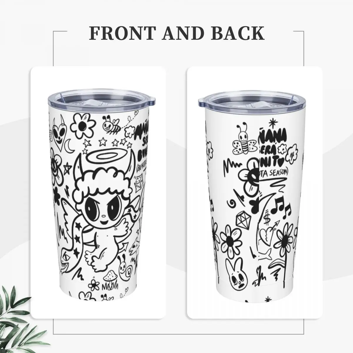 Stainless Steel Tumbler Karol G Bichota Season 2023 Thermal Mug Music Album Insulated Cold and Hot Mugs Cup Beach Water Bottle