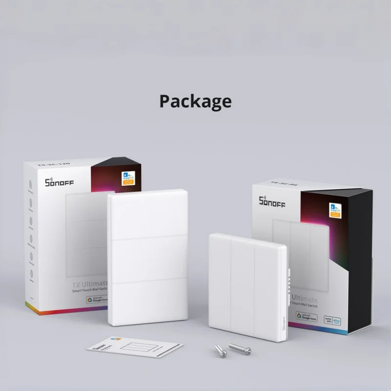 

120 American Standard Intelligent Touch Switch Panel Alexa Remote Control 1gang-4gang Zero Fire Intelligent Switch