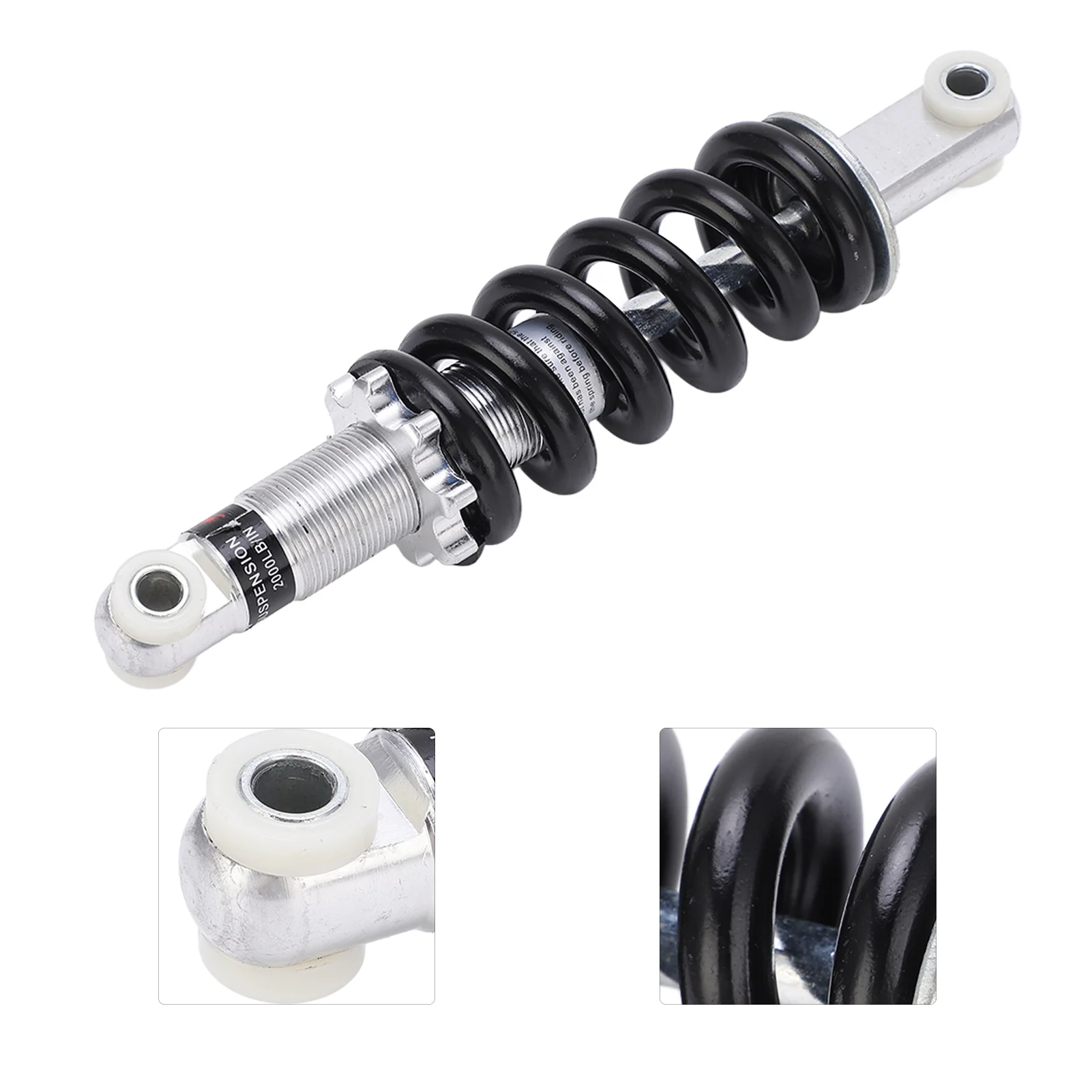 Rear Shock Absorbers 215mm Adjustable Suspension Damper Universal Anti Wear for Mountain Bikes for Mini Dirt Bikes for ATVs