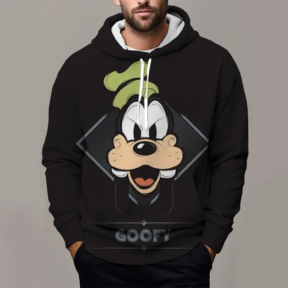 Disney Hoodies Gaofei 3D Print Man Women Retro Oversized Streetwear Y2k Hoodie Pullovers Hooded Sweatshirts Kids Clothing