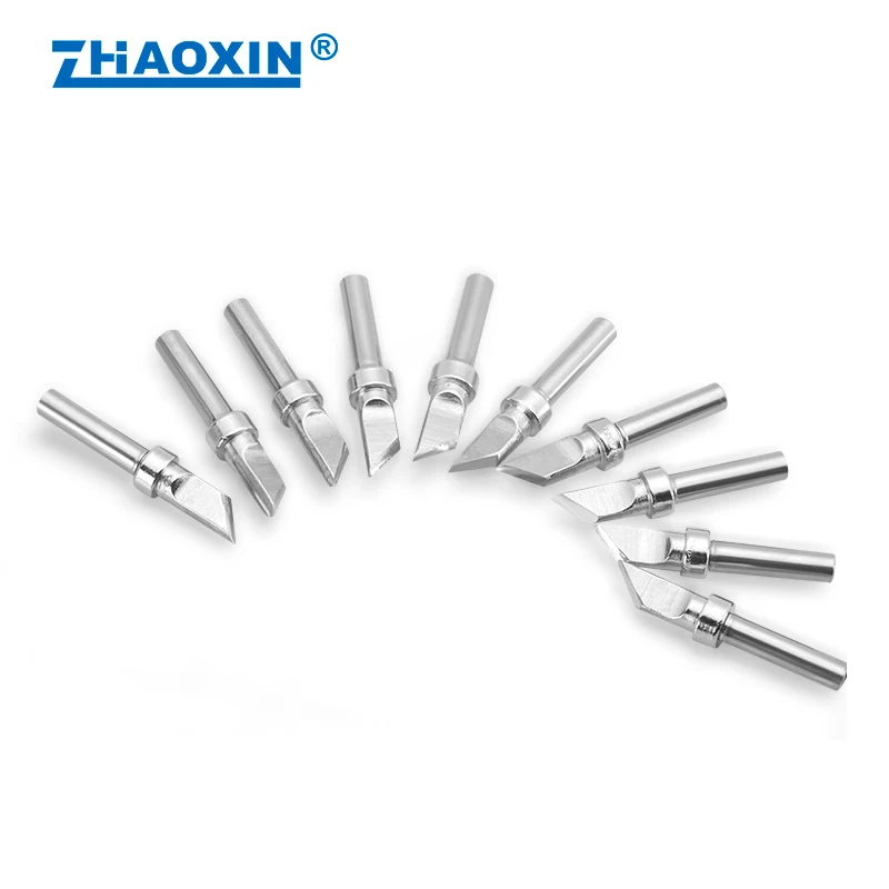 ZHAOXIN 200 Series High-frequency eddy current welding table soldering iron head Suitable for welding station KG100W blade tip,