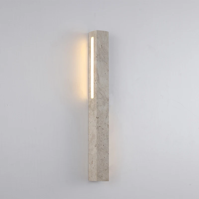 Huangdong Stone Wall Lighting Lamp Quietly Wind Bedroom Bedhead Living Room Background Wall Corridor Long LED Wall Light Lamp