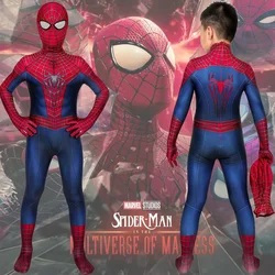 TASM 2 Spiderman Costume Cosplay Kids Boys Amazing Superhero Zentai Outfits Bodysuit Disfraces De Halloween Costume Boys Kids