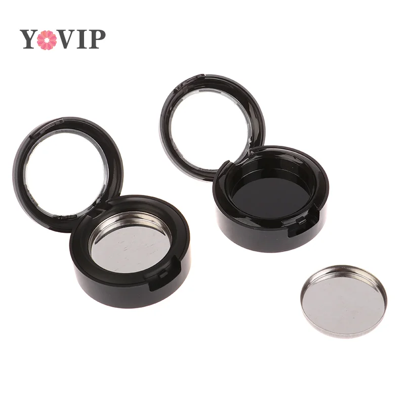 1PC Eye Shadow Box Replace Empty Box Plastic Case For Blush Powder Eye Shadow Box With Aluminum Pan