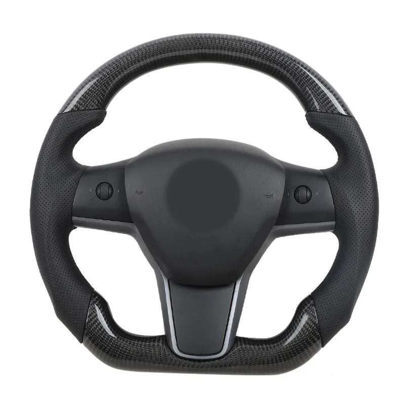 

Suitable for TESLA-La MODEL S X Edamame 3 Modified Carbon Fiber Sports Steering Wheel Heating Assembly TESLA