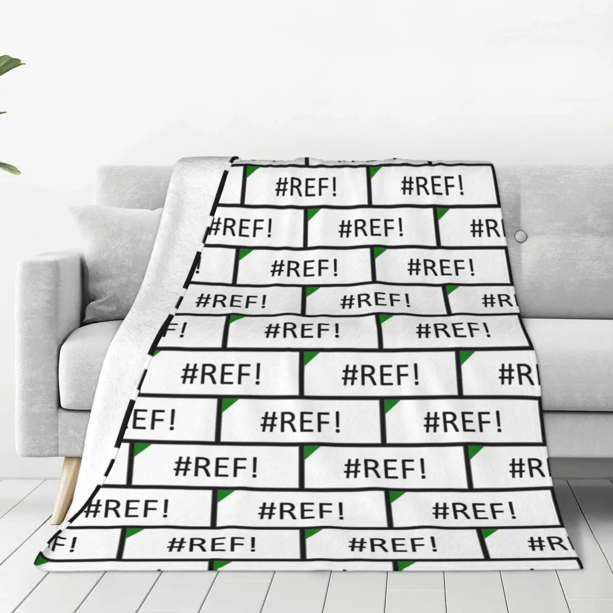 Excel #REF! Error Blanket Soft Warm Flannel Throw Blanket Cover for Bed Living room Picnic Travel Home Sofa