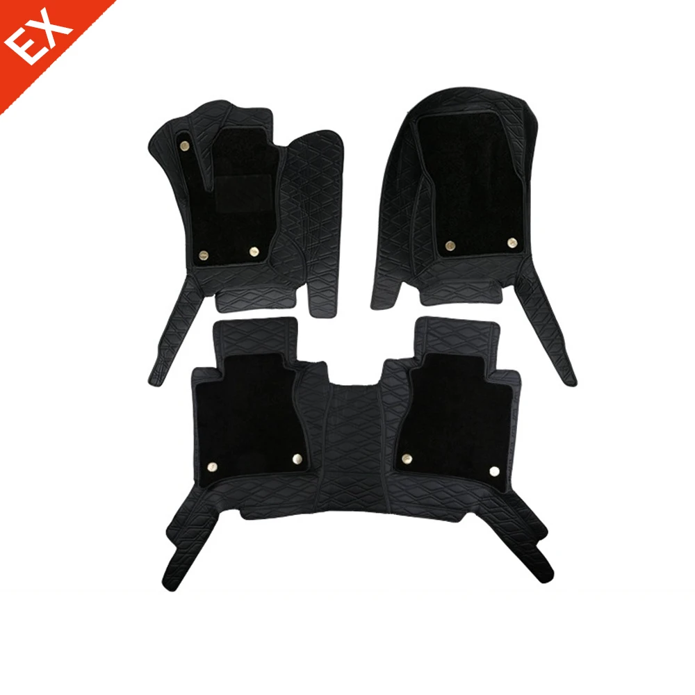 

Для GWM Haval H5 2024-2026 водонепроницаемые автомобильные подушечки для ног из искусственной кожи: комплект передних и задних ковриков, защитный ковер для аксессуаров для салона автомобиля