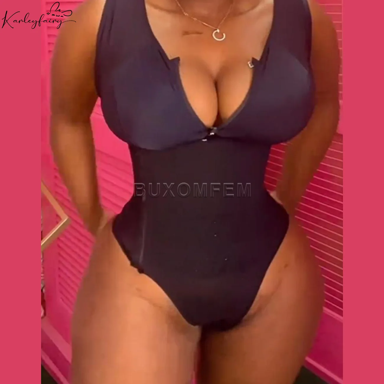 Sexy Waist Compression Gridle Elastic Stylish Sleeveless Bodysuits with Chest Wrap Colorful Fashion Triangle Shapewear Fajas