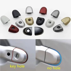 Door Lock Cover With Key Hole Left Right Outer Handle Cap Lid For Nissan Tiida C12 March IV Micra K13 JUKE F15 Cube Z12 2010-19