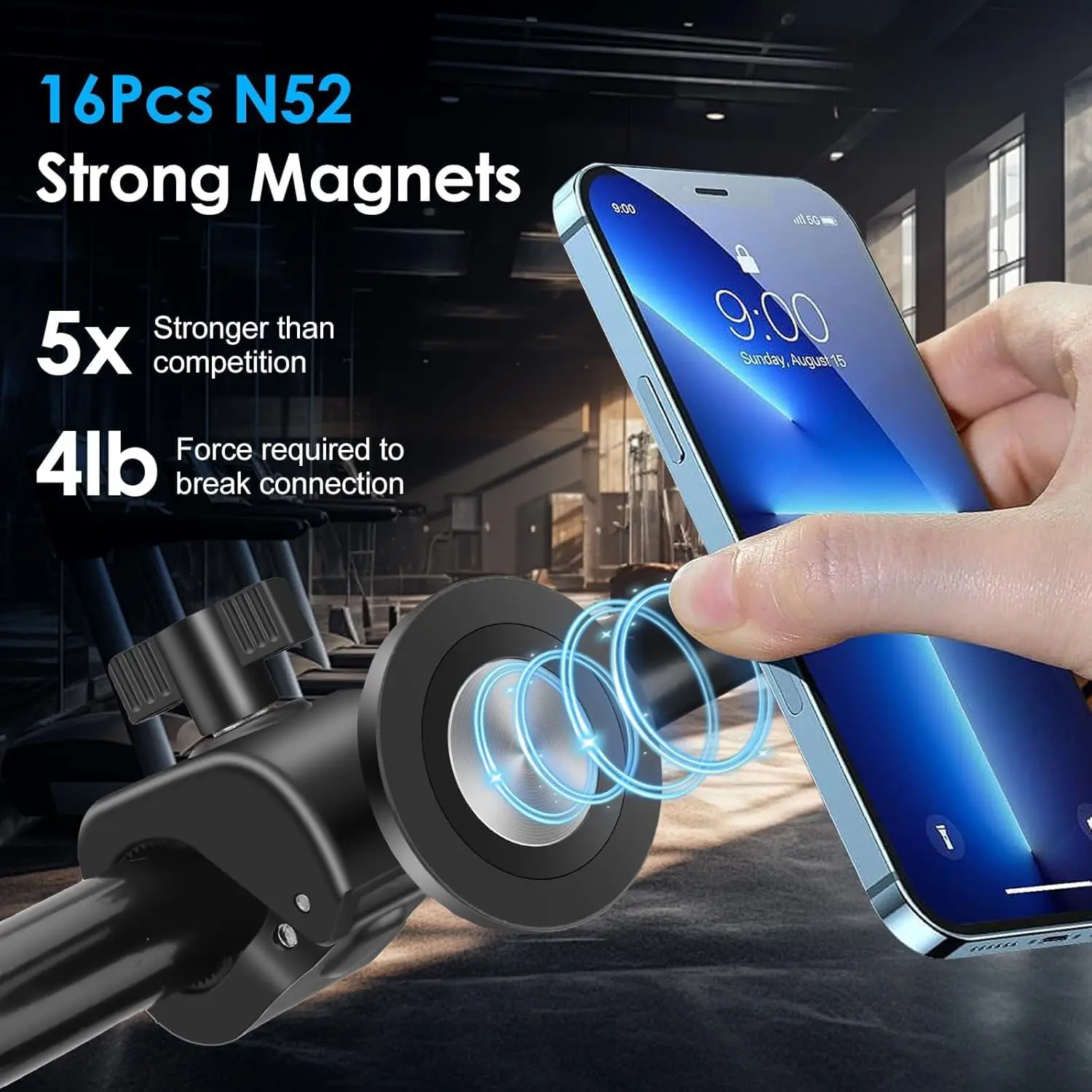 Support magnétique amovible Gps guidon vélo Scooter électrique Support de téléphone pour iPhone 17 16 Magsafe vélo Support Mobile