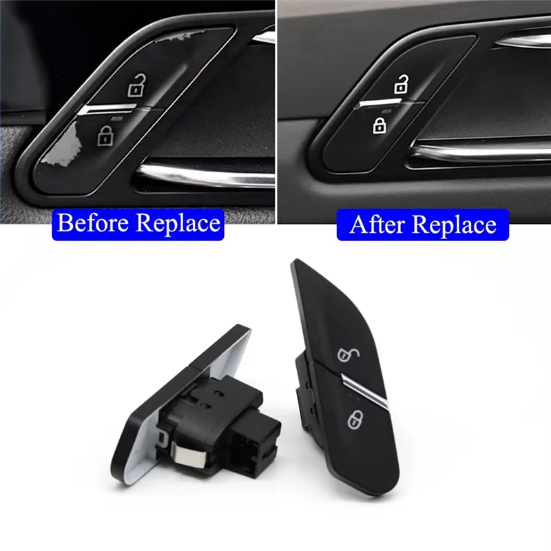 

Unlock Switch Button Interior Control Door Lock Door Lock Button For Porsche Macan-AT80