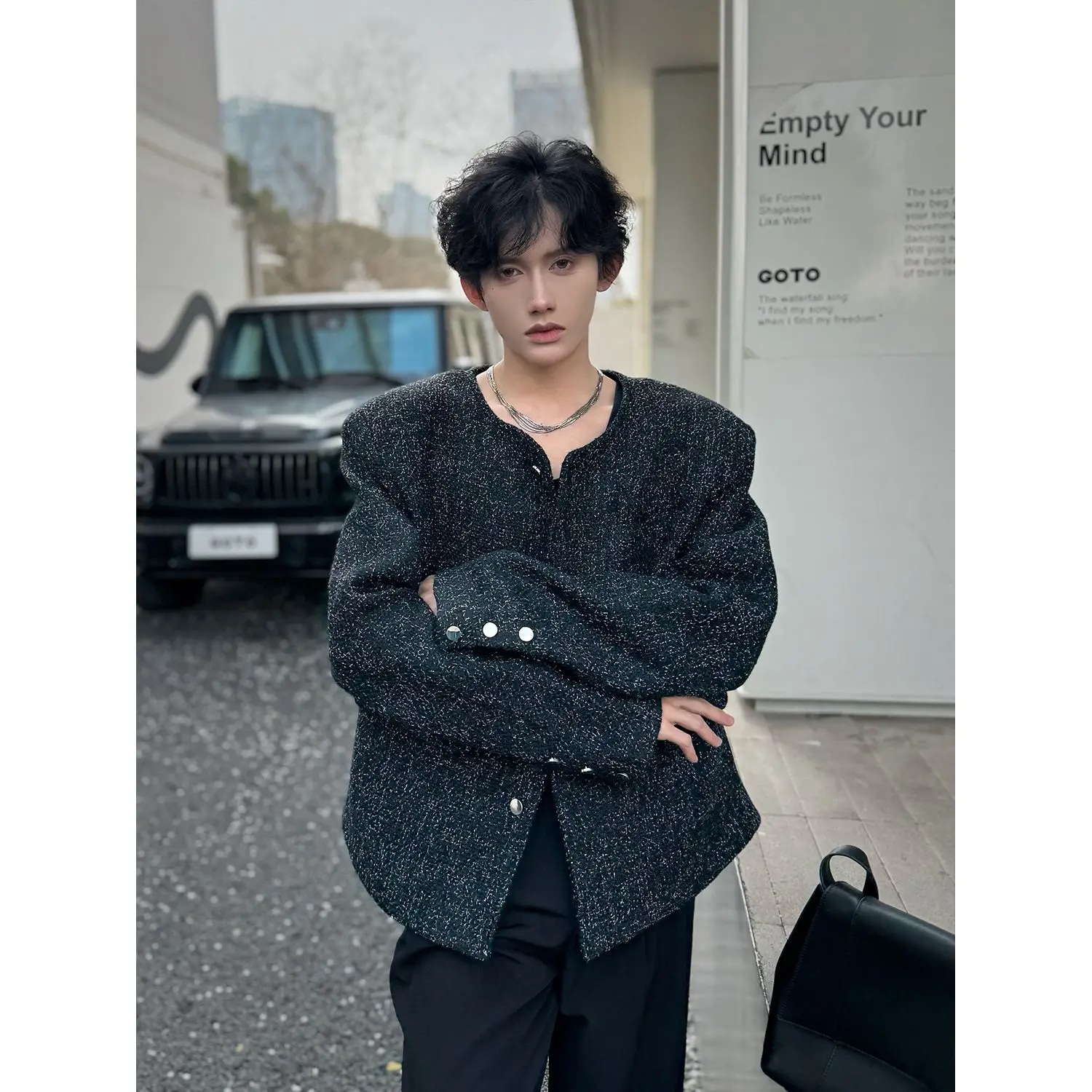 

Мужская куртка из смесовой шерсти в стиле эмо, для сафари, приключений, активного отдыха, путешествий, с множеством карманов, функциональная, практичная, удобная, из канваса