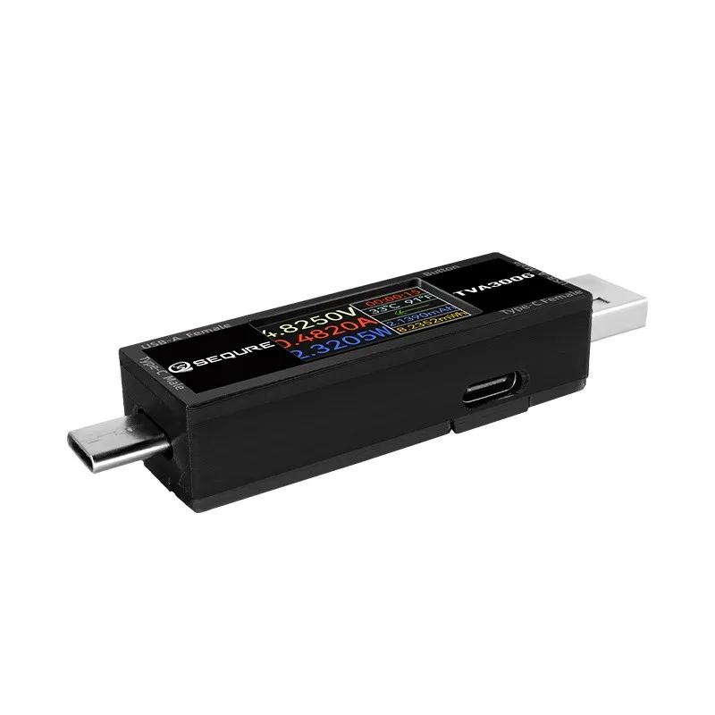 Imagem -02 - Sequre-medidor de Potência Volt Amperímetro de Alta Precisão Tva3006 Tipo-c