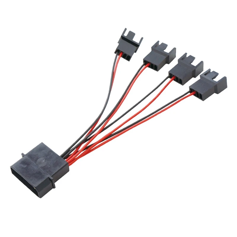 Cable Adaptor 4 Pin Molex To Small 4Pin Power Splitter Adapter Extension Cable for Hard disk Cooling Fan CDROM 12.5CM