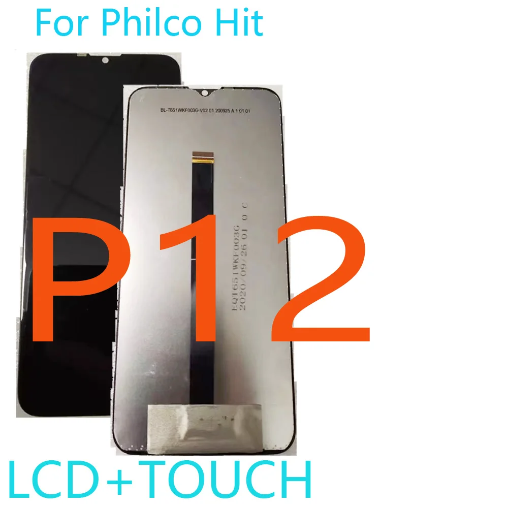 

Tested 6.52" LCD For Philco Hit P12 LCD Display Touch Screen Digitizer Assembly Glass Panel Replacement