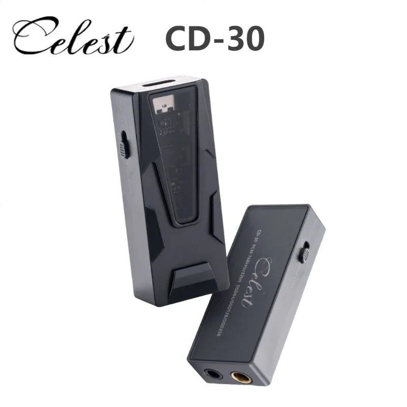 Kinera Celest CD-30 ポータブル DAC アンプ デュアル CS43131 USB-C HiFi ヘッドフォンアンプ 3.5mm 4.4mm バランス DSD256 PCM 32bit/384kHz