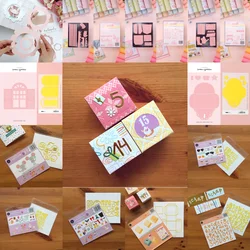 April 2024 Spanish Pink Colour Metal Cutting Dies for DIY Scrapbooking Album Paper Cards Decorative Crafts Embossing Die Cuts