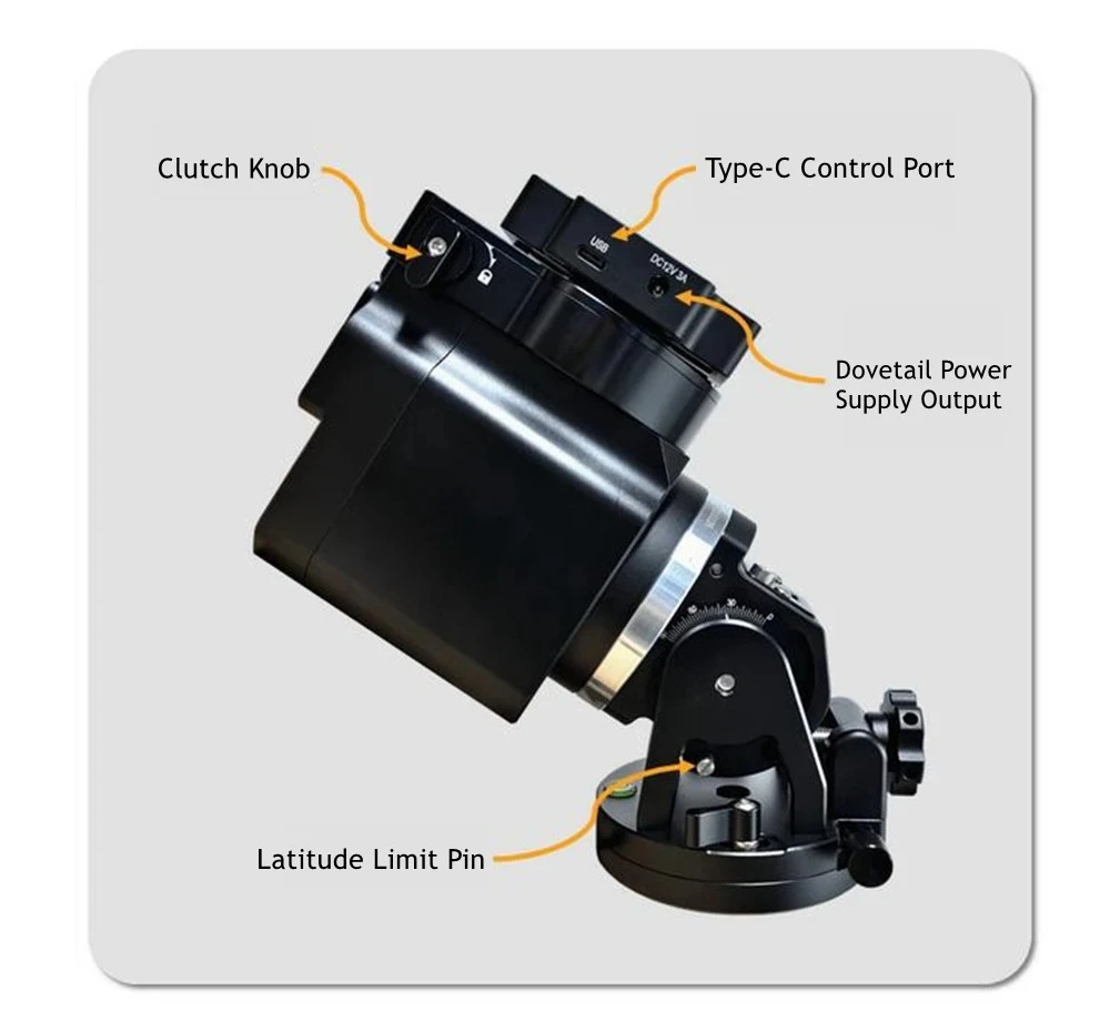 HAE16C Harmonic Mount Type-C Dual Mode 8.2kg for iOptron Equatorial