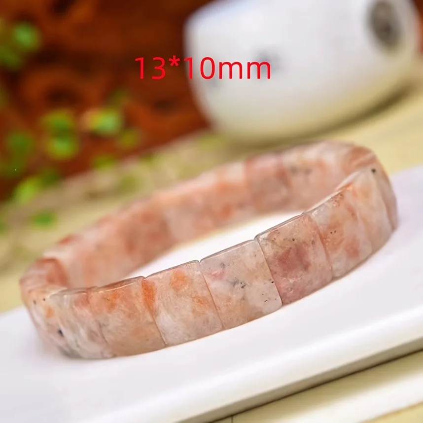 natural golden sunstone bangle raw stone healing spiritual crystal bracelets