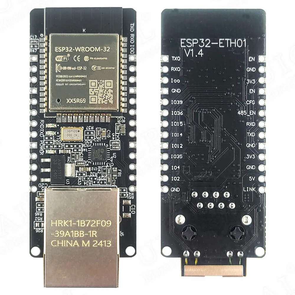 Imagem -02 - Módulo Esp32 Wifi bt Transmissão Serial para Ethernet Embutida Módulo sem Fio Esp32-wroom32 Wt32 Eth01