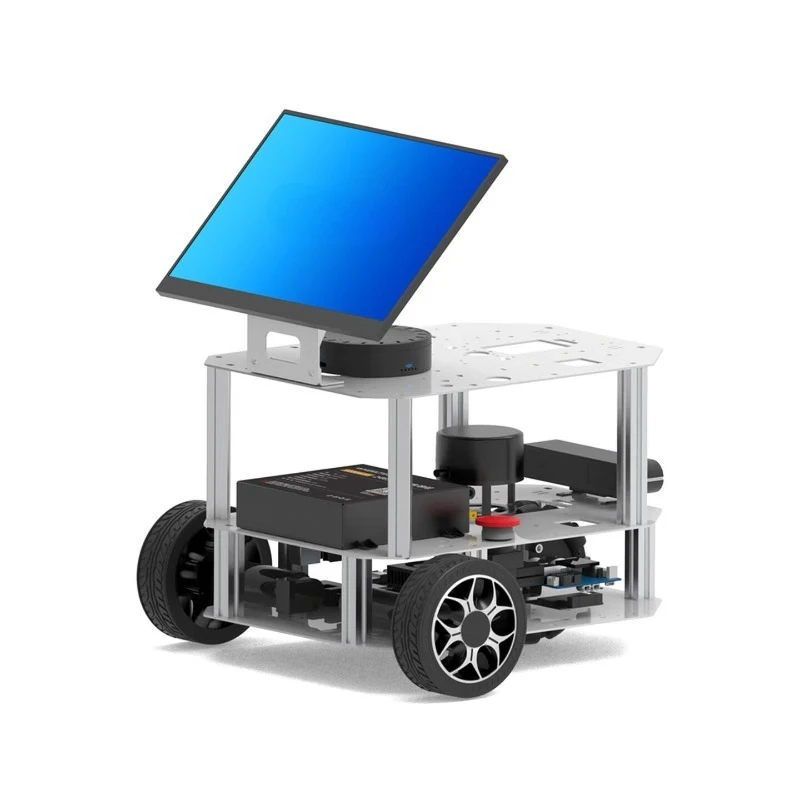 Two-wheel differential ROS robot, omnidirectional wheel universal wheel smart car chassis