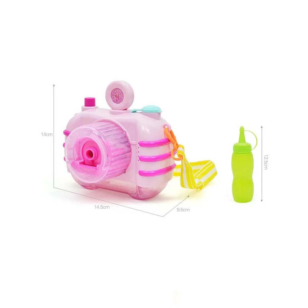 1 stücke Maschine Automatische Blase Maker Kinder Blase Maschine Licht Party Rosa 2 Flaschen Wasser Nr