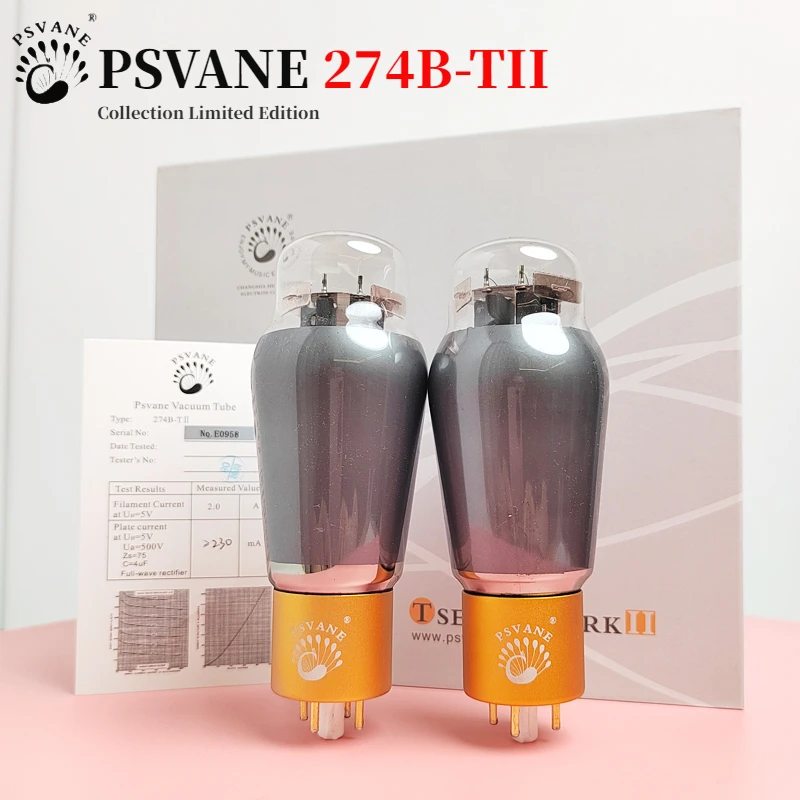 274B PSVANE 274B-TII Collector's Edition Upgrade 5U4G 5Z3P 5AR4 5Z4P 274 Vacuum Tube Original Precision Matching Tube Amplifier