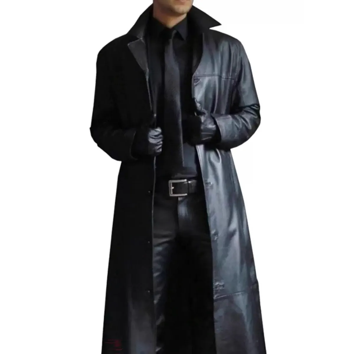 Casual Wedge Heel Suit Long Length Single Breasted with Fitted Silhouette Spring Autumn Jacket Button Front Spring Coat for Men