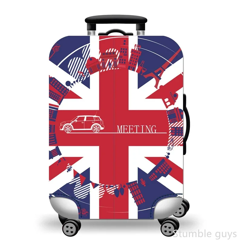 

Прочный эластичный защитный чехол для багажа, пылезащитный чехол для чемодана, надежный аксессуар для путешествий