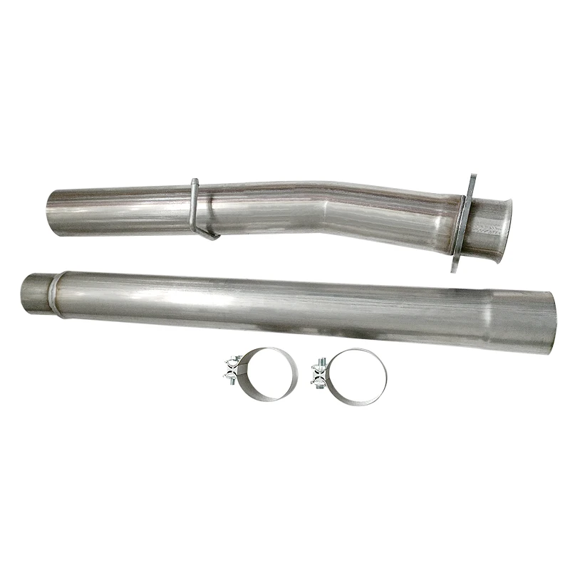 4 Inch DPF Kit Pipe Exhaust Downpipe Back for for 2011-2022   F250 F350 F450 Super    6.7L     Cat&DPF Exhaust Pipes