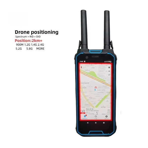 Handheld Drone Defense Equipment Is Used Detection Drone and Defense FPV
