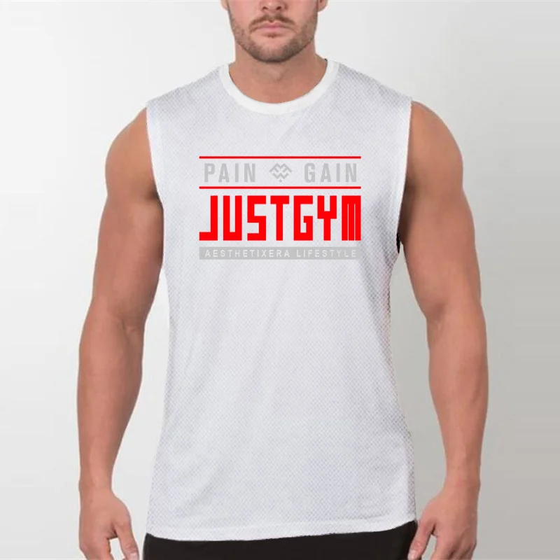 Men's Quick-drying Sleeveless Running Vests Shirt Summer  Gym Exercise Training Sports Lightweight Breathable Sports Shirt.