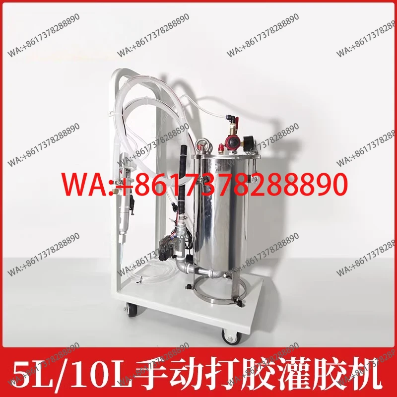 

NT-5100 Ручной пневматический дозатор для желтого клея с большим потоком, 5 л, ручной пневматический клеевой дозатор для желтого клея