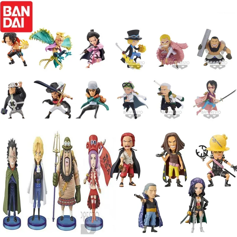 

Bandai Original ONE PIECE WCF Sabo BoaB Hancock Nami Usopp Baijing 04 07 08, мировая коллекция, аниме, фигурки, игрушки, подарки