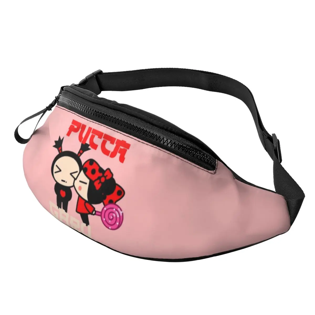 

Поясная сумка Pucca And Garu1 для женщин и мужчин, поясная сумка через плечо для бега, телефон, сумка для денег