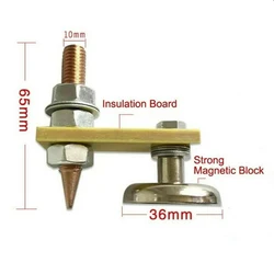 Cabezal de imán de soldadura, estabilidad de soldadura trasera, magnetismo fuerte, gran succión, individual, absorbible