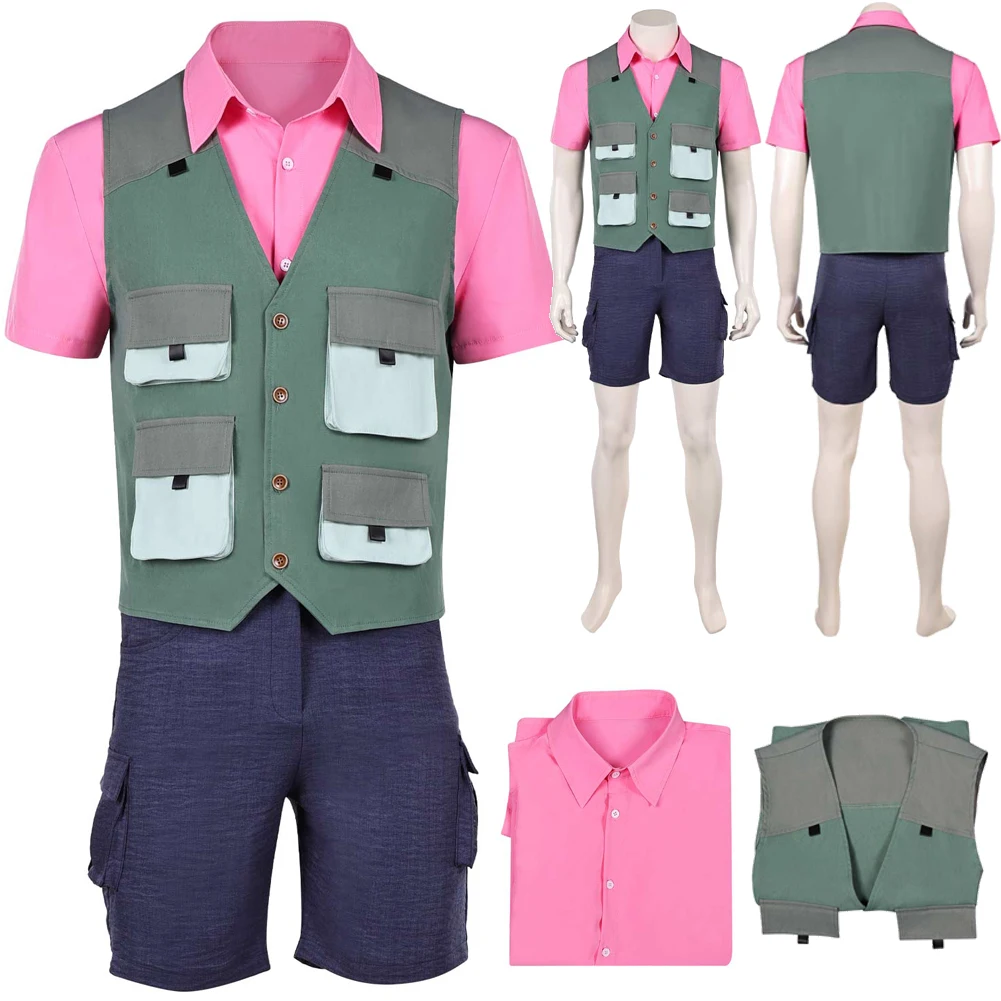 

NIBBLES Cosplay Men Cartoon Zoo Costume Male Roleplay Fantasia Clothing Vest Pants Set Uniform Halloween Party Carnival Suits