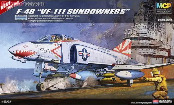 

Academy 12232 1/48 F-4B VF-111 Sundowners (MCP) (Plastic model)