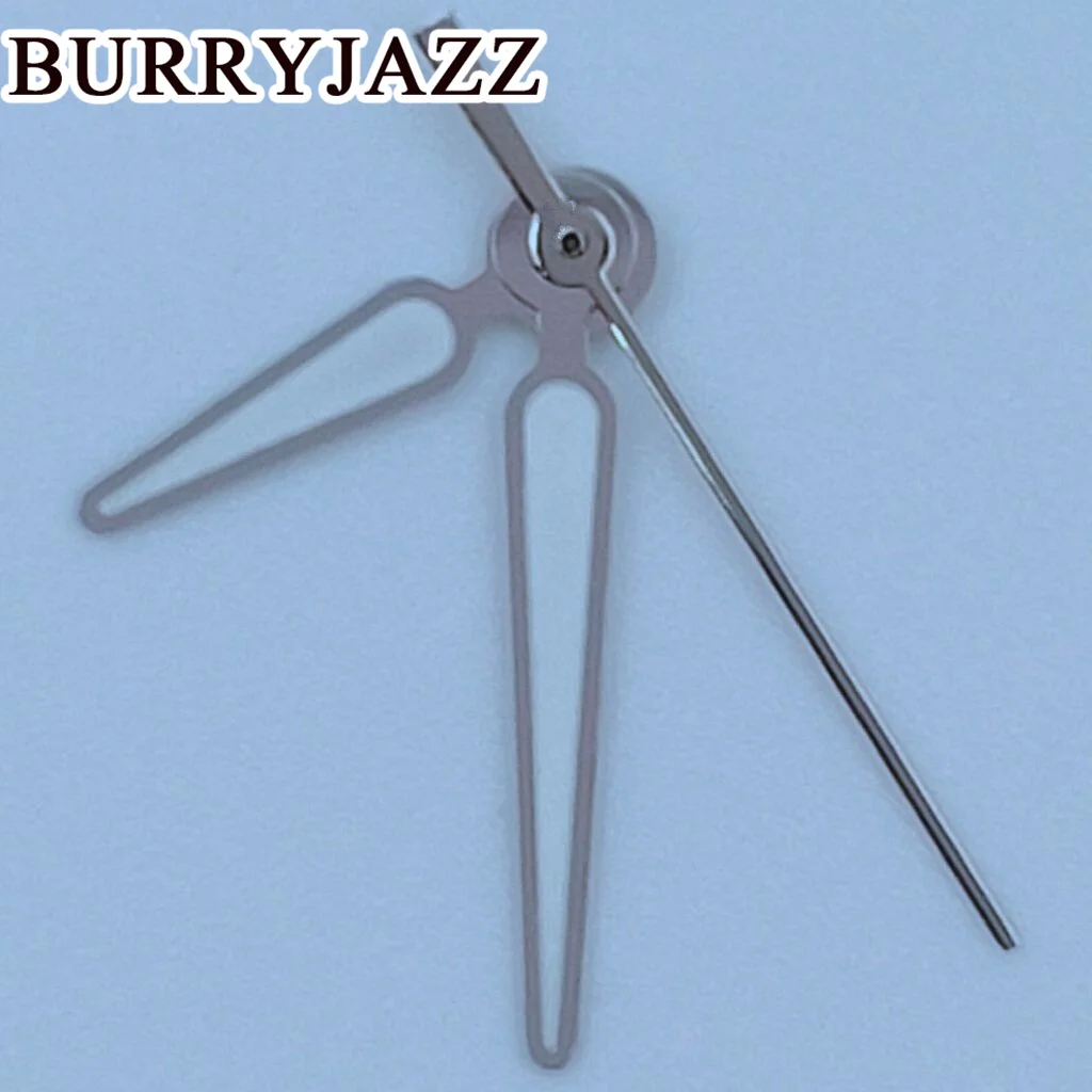 BURRYJAZZ NH35 NH36 NH38 7S26 7S36 4R35 4R36 Watch Hands Silver Hands Green Luminous