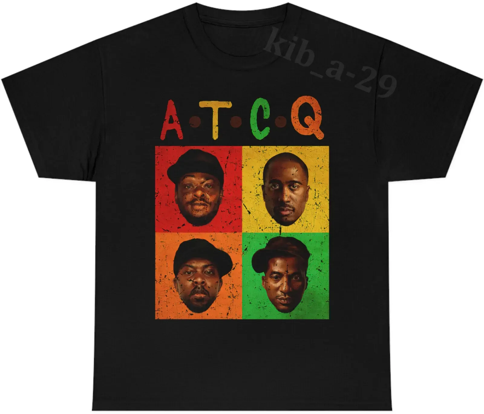 ATCQ команда A Tribe называется Quest Vintage 90s Rap футболка унисекс