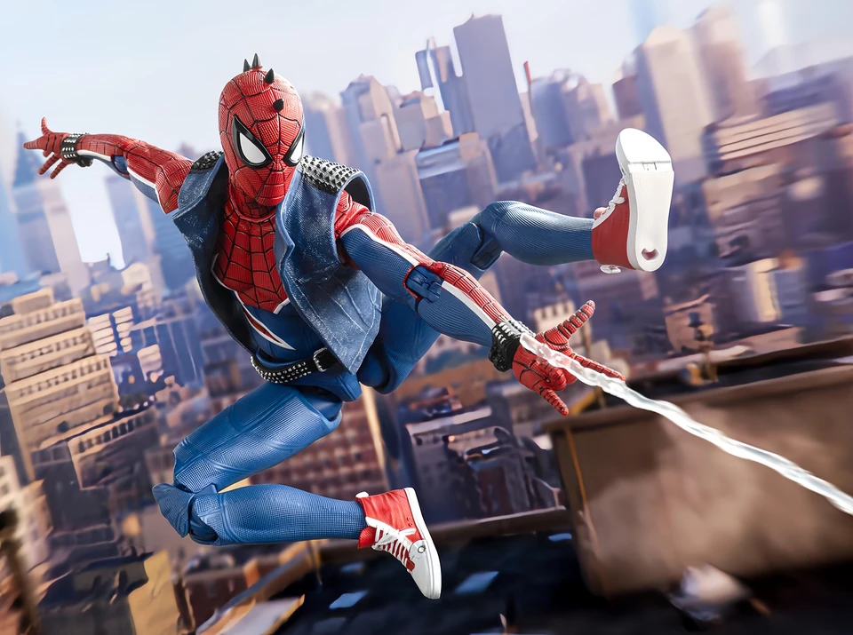 スパイダーマン　スケーラーズ　フィギュア　MARVEL　アベンジャーズ ZD Toys マーベル アベンジャーズ スパイダーマン スパイダーパンク