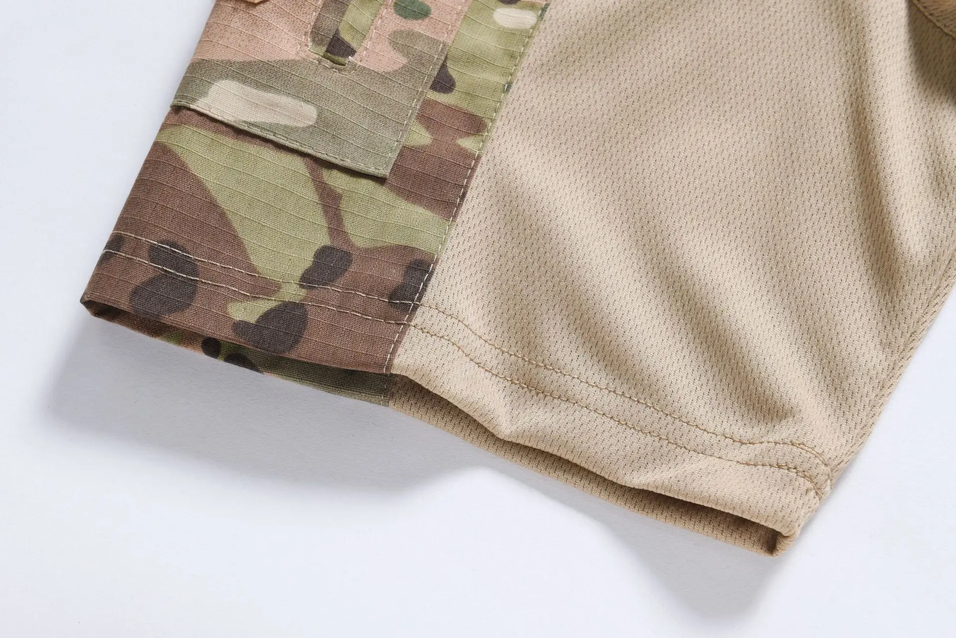 Camo Tactical Shirt Short Sleeve Quick Dry Combat T-Shirt Men's Camouflage Military Army T Shirt Outdoor Hunting Hiking Shirts